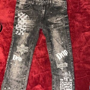 Stylish Black Kids Jeans